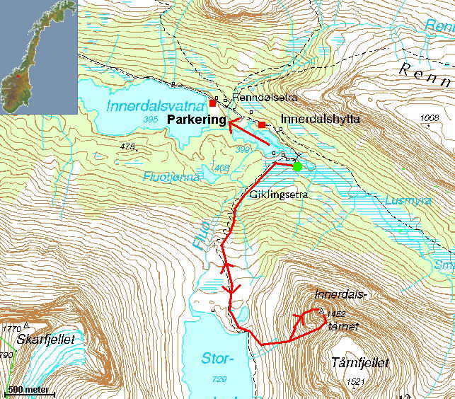 Kart_Innerdalstaarnet