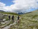 Rondeslottet (2178 moh), Vinjeronden (2044 moh) og Storronden (2138 moh)